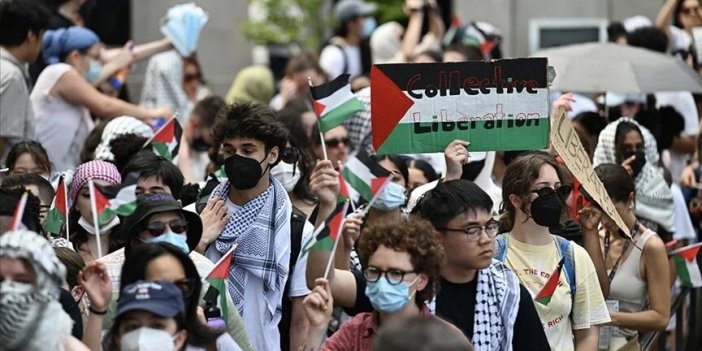 İsrail'i protesto eden ABD'li öğrenci ve akademisyenler türlü engellemelere maruz kalıyor