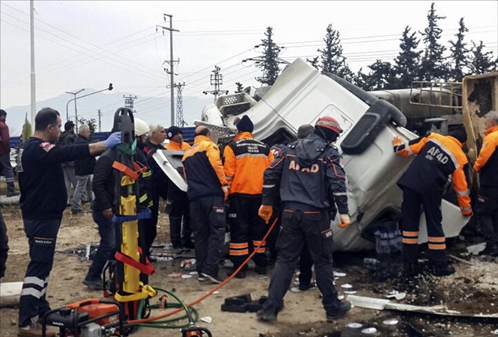 Adana'da trafik kazası: 1 yaralı