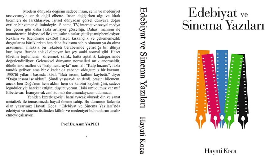 Şair, Yazar Hayati Koca’nın Yeni Kitabı ‘Edebiyat ve Sinema Yazıları’