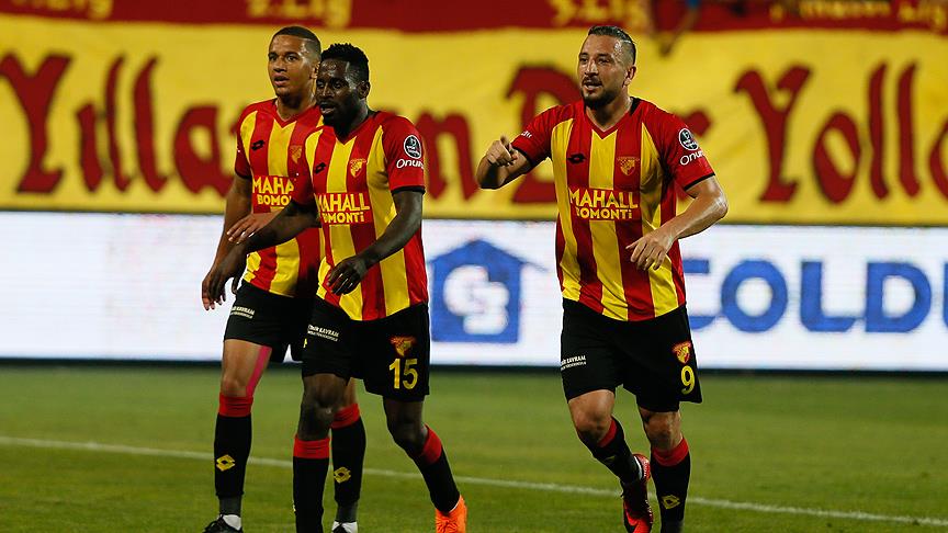 Göztepe sahasında galip