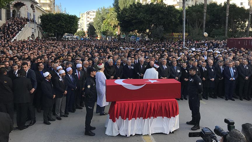 Åehit Emniyet MÃ¼dÃ¼rÃ¼ Verdi son yolculuÄuna uÄurlandÄ±