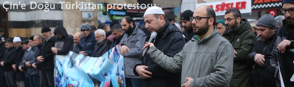 Adana,Osmaniye ve Kahramanmaraş’ta Çin'e Doğu Türkistan protestosu