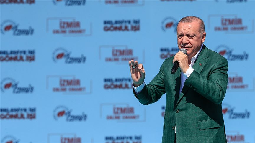 Erdoğan: Soyer adaylık icazetini İzmir'den değil Kandil'den almıştır