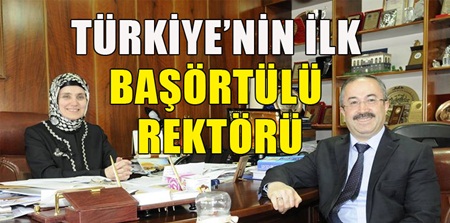 Rektör Hanım, ?Paralelciliğini örtmek? için mi başını örttü?