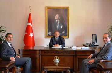 MÜSİAD yönetimi Vali Tapsız?ı ziyaret etti