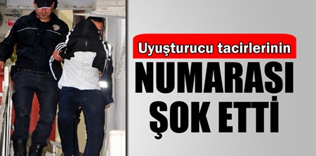 Uyuşturucu tacirlerinin numarası şok etti