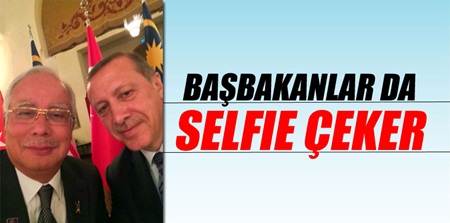 Başbakanlar da selfie çeker